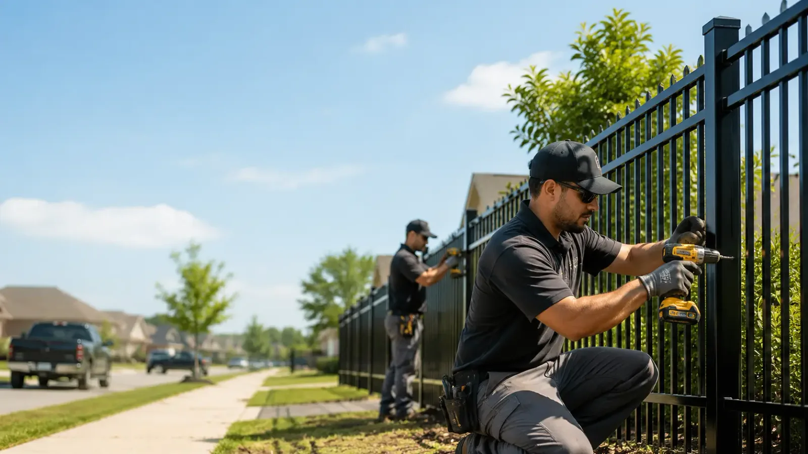 Metal Fence Installation in Radnor, OH